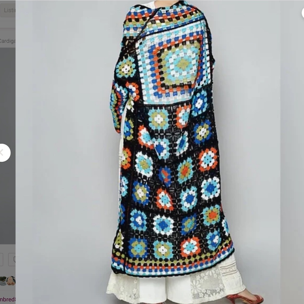 POL Multicolor Crochet Cardigan - Picture 2 of 5